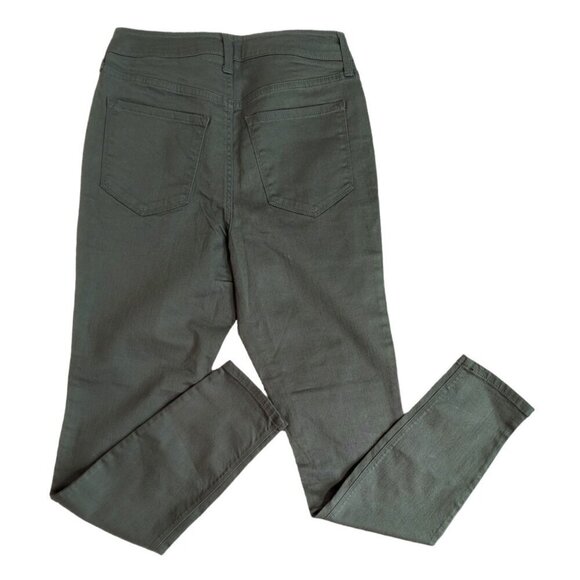 Market & Spruce Olive Green Denim Skinny Jeans - Picture 5 of 7